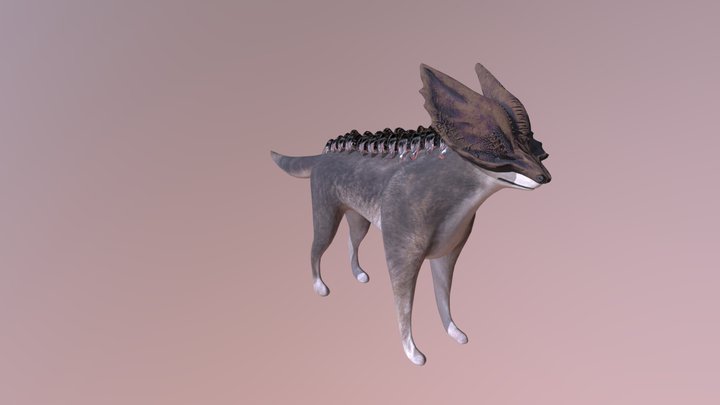 mutant wolf 3D Model