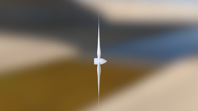 Flying Wind Turbine 3D Model