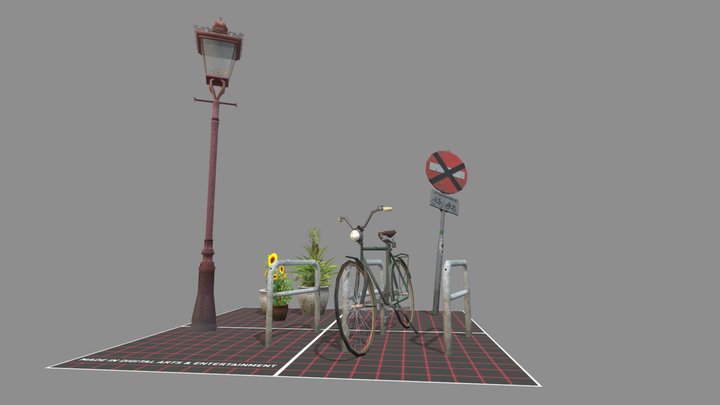 DAE 5 Finished Props - Amsterdam 3D Model
