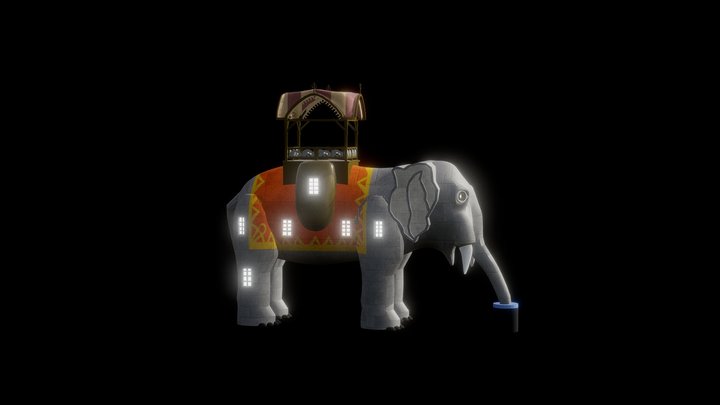 Lucy The Elephant 3D Model
