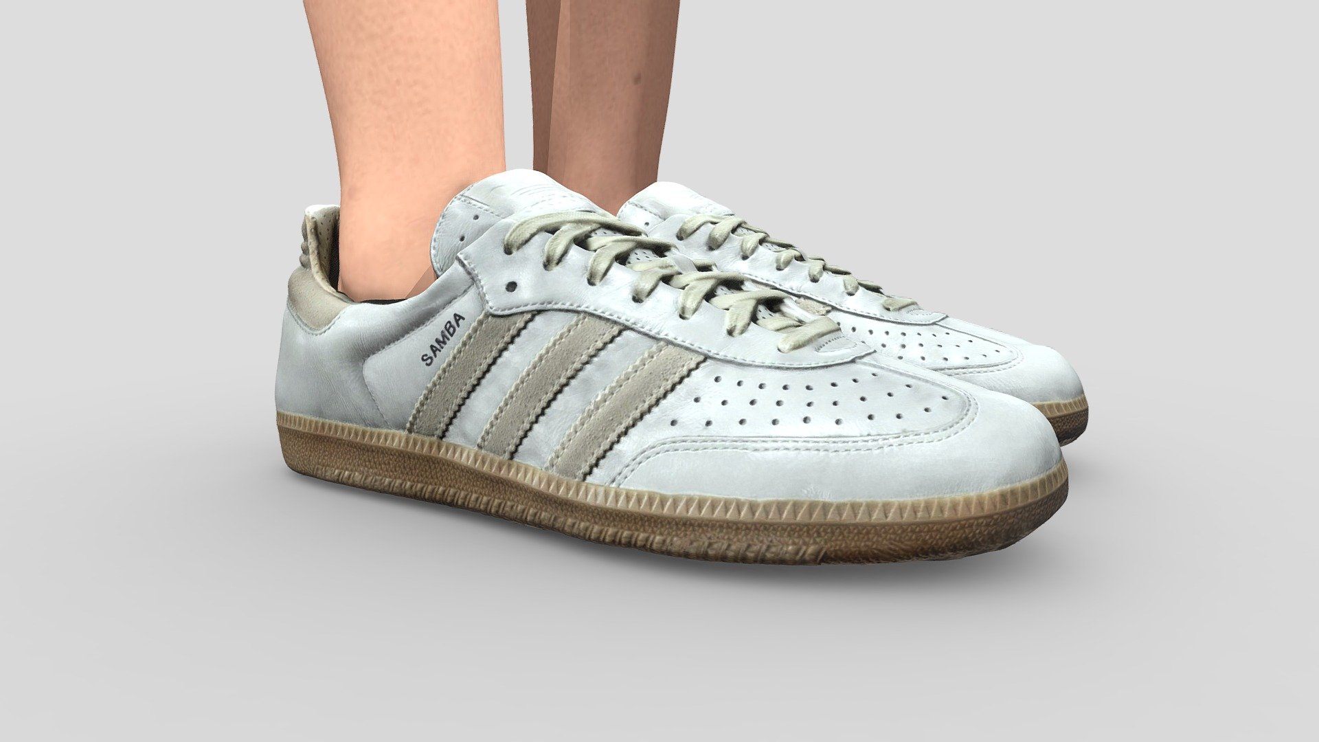 adidas gazelle silver green womens Samba OG main image 1