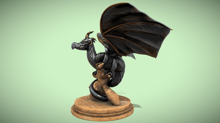 Metal Dragon 3D Model