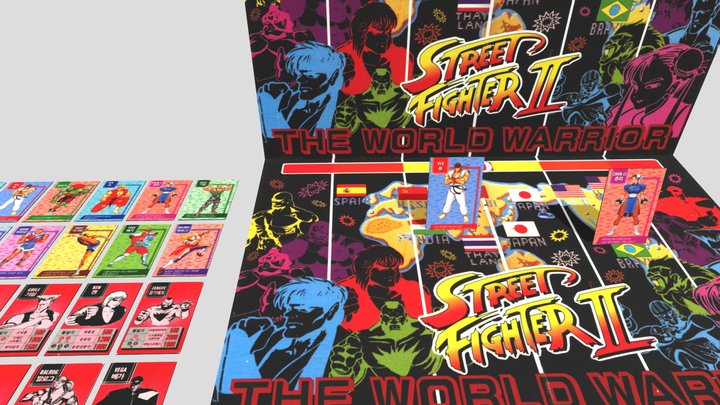 Streetfighter2 3D models - Sketchfab