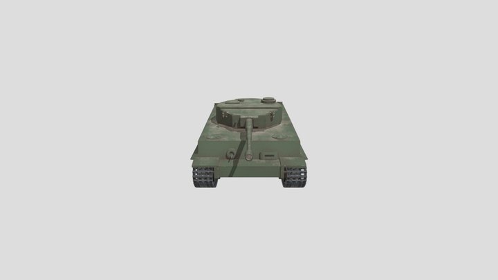 Tiger Tank 3D Model