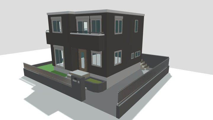 Tokyo Japanese House / Casa Japonesa [Low Poly] 3D Model