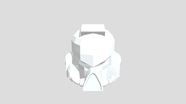 Space Marine helmet 3D Model