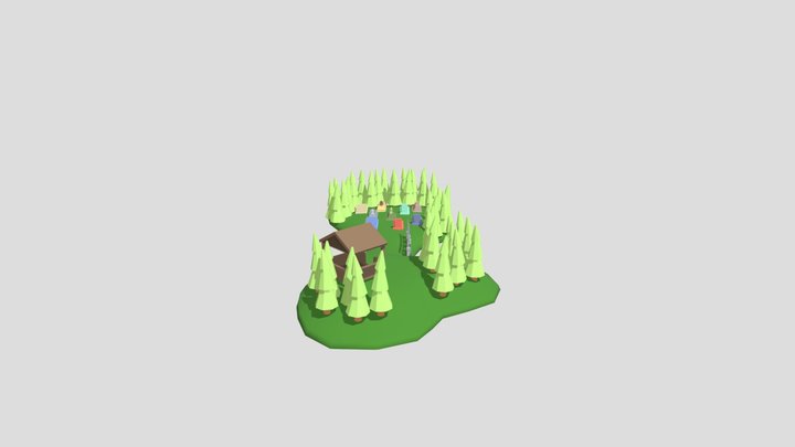 Kuburan/Graveyard 3D Model