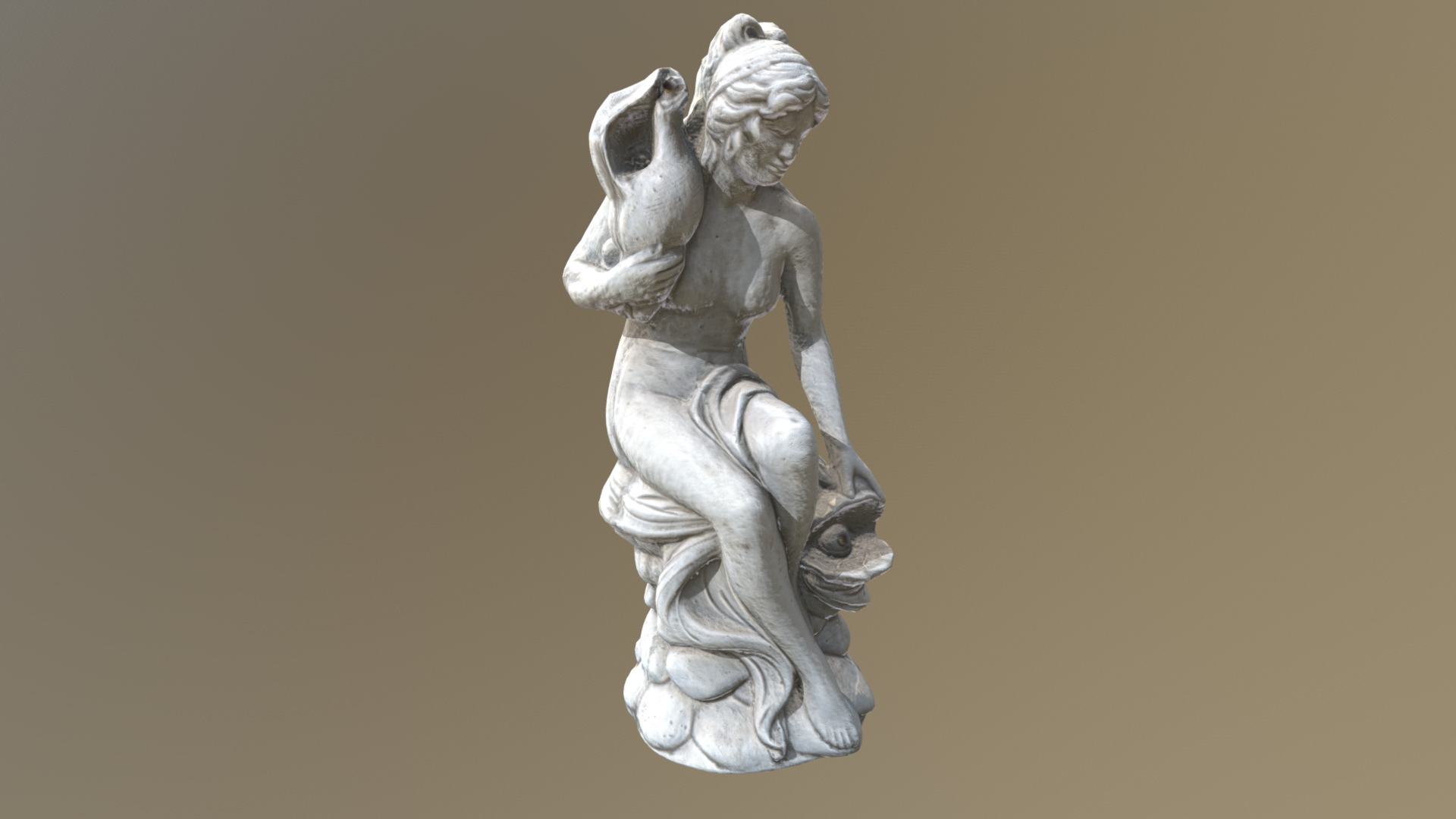 3D model Statue02 - This is a 3D model of the Statue02. The 3D model is about a statue of a person riding a horse.