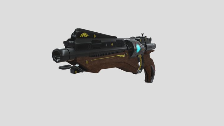 Energy Pistol 3D Model