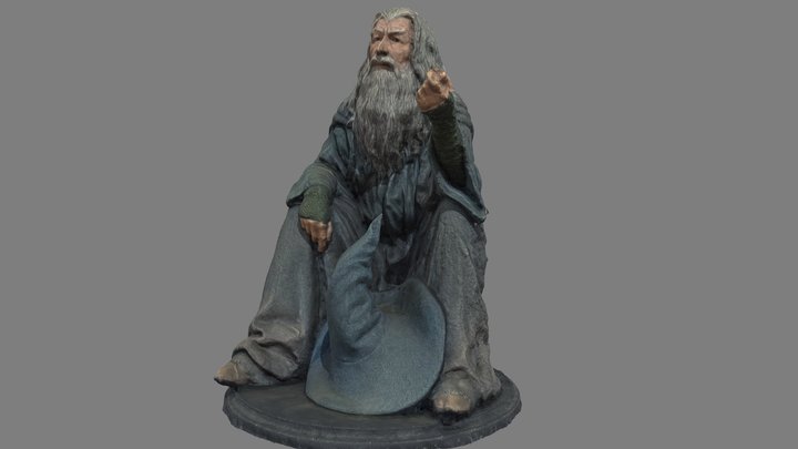 Gandalf The Lord of the Rings 3D Model