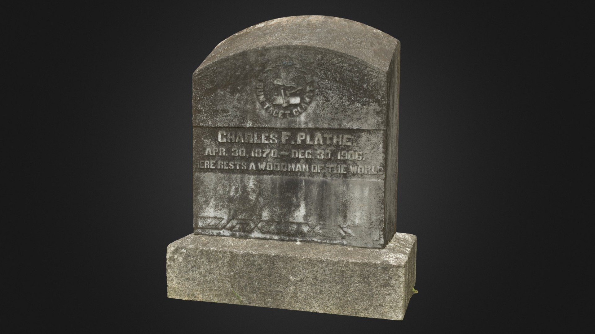 Charles F. Plathe Tombstone