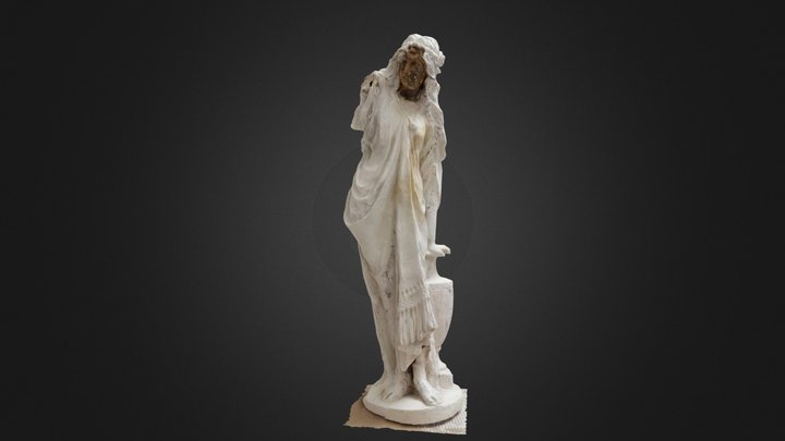The ruined Statue photogrammetry 3D Model