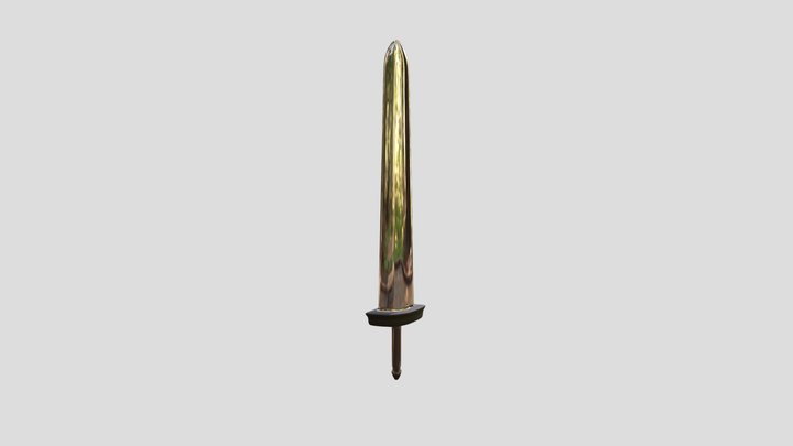 Knightly sword 3D Model