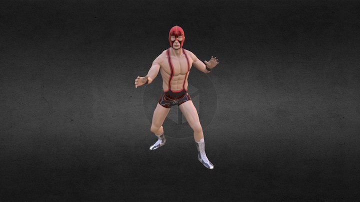 Luchador_Torch 3D Model