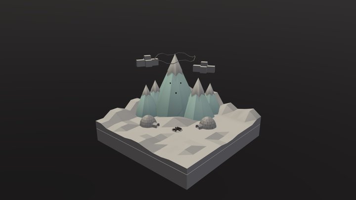 Arctic Environment 3D Model