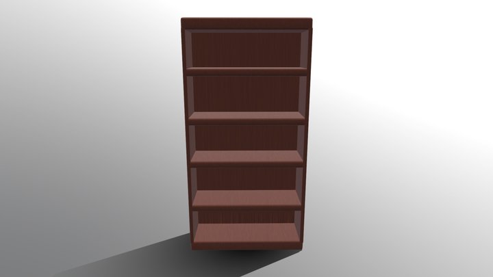 Bookshelf 3D Model