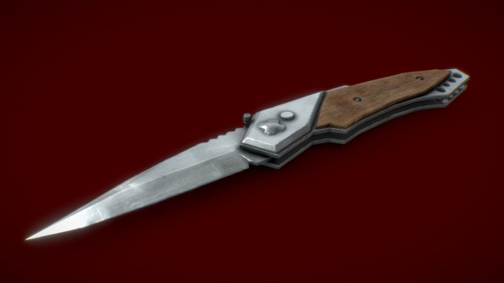 Folding Knife 3D Model