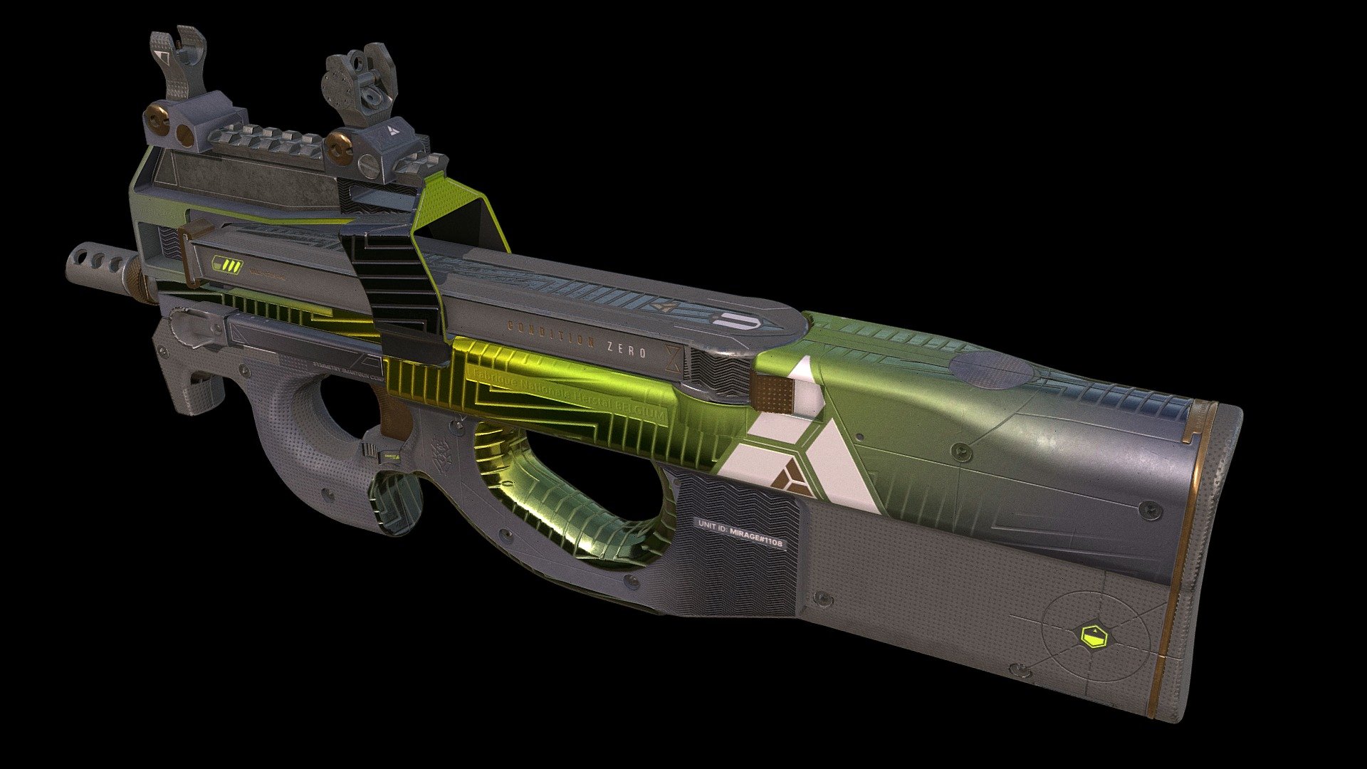 P90 - Condition Zero (CS2) - 3D model by tanapta (@tanapta