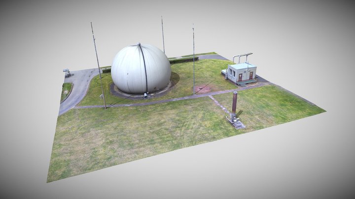 Plynojem Sattler // Gas station 3D Model