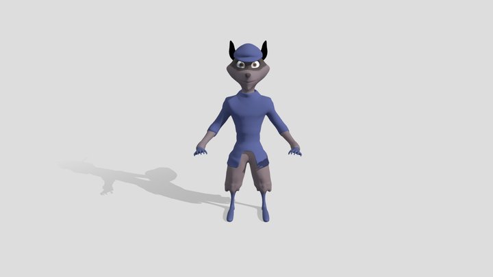 Slycooper 3D Model