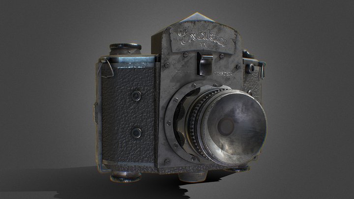 Exakta Camera 3D Model