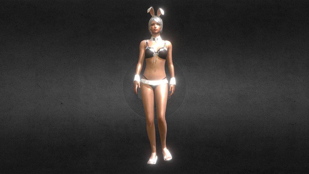 Bunny Swimsuit Black Pubg