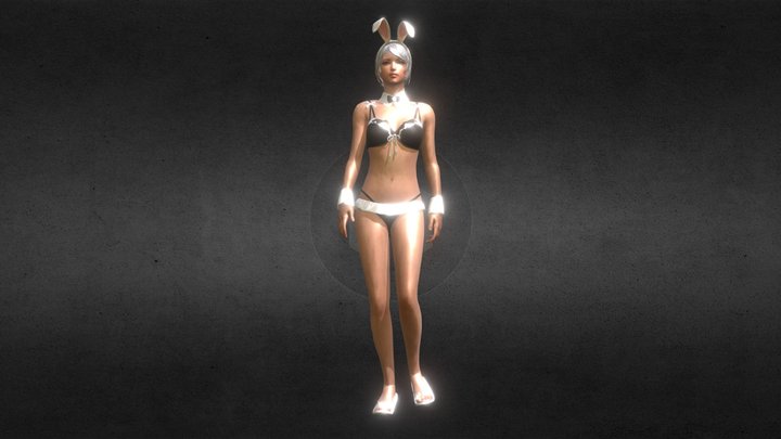 Bunny Swimsuit Black Pubg – Modello 3D gratuito STL