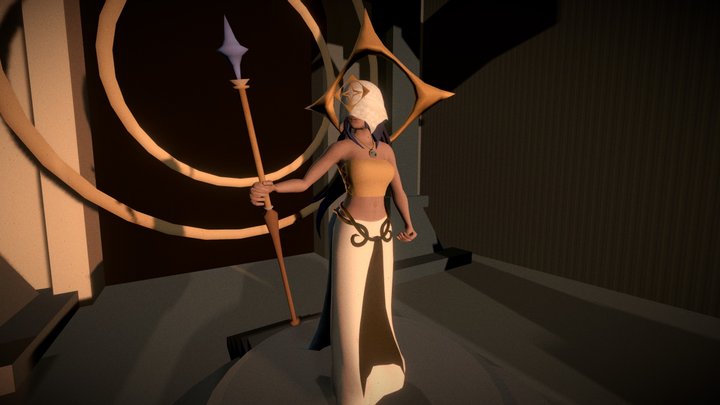 Devine Lady 3D Model