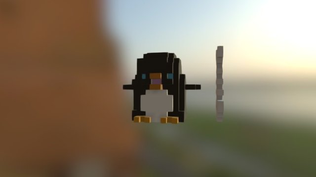 Minecraft - Penguin 3D Model