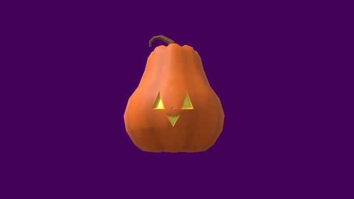 Happy Pumpkin 3D Model