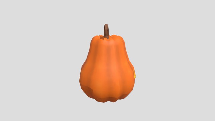 Happy Pumpkin 3D Model