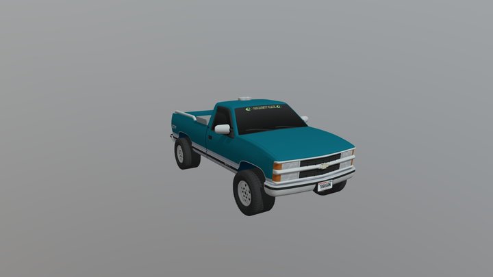 90's Chevy Silverado 3D Model