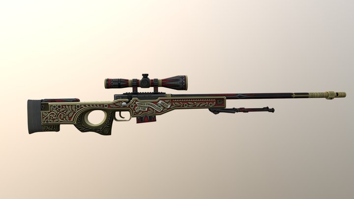 CSGO WEAPON: AWP PRINCE 3D Model
