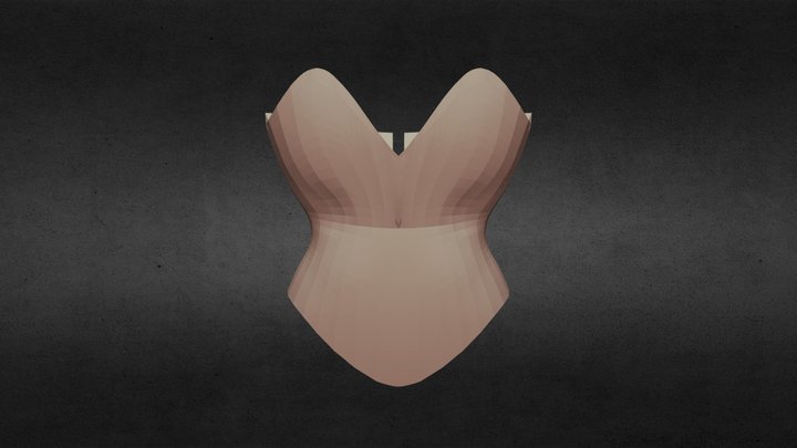 Base Model Corset 3D Model