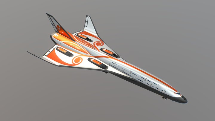 Aurora Spaceplane 3D Model