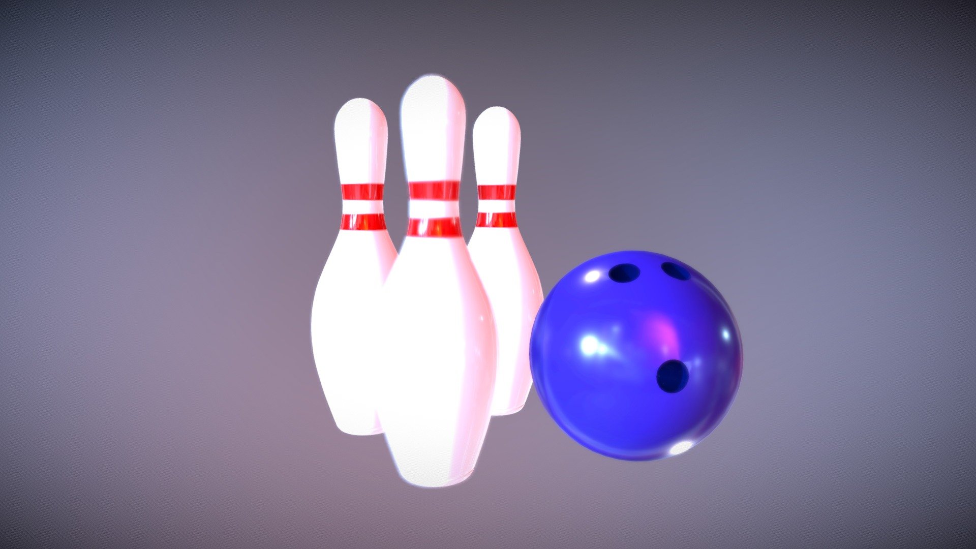 Bowlingball Pins