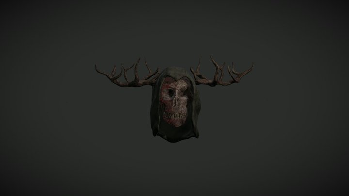 Mysterious skull of the forest (Realtime) 3D Model