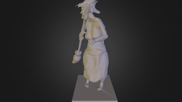 La sorcière 3D Model