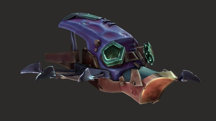 Stylised Pirate Mask 3D Model