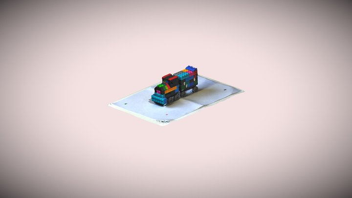 Lego train 3D Model