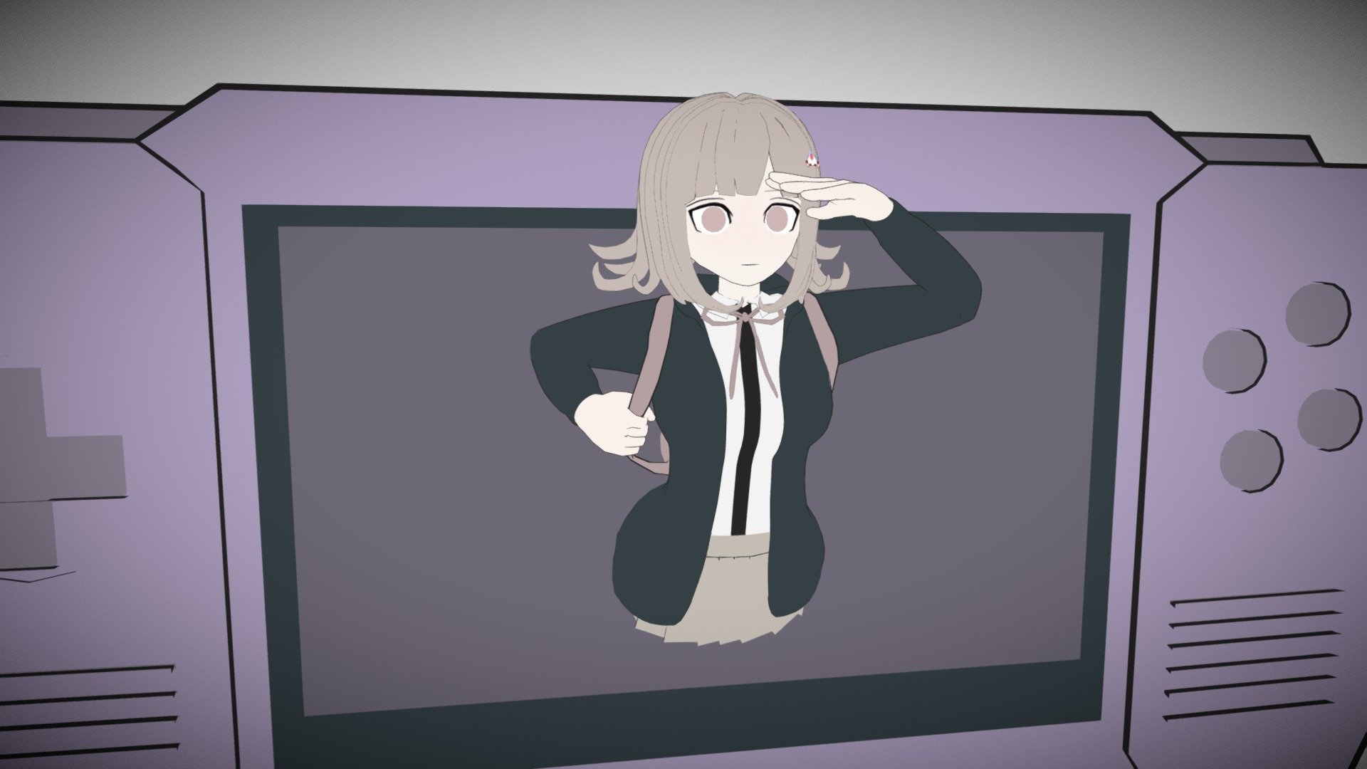 Chiaki Nanami Danganronpa 2 3d Model By Gumgio Zelgio 05f2053