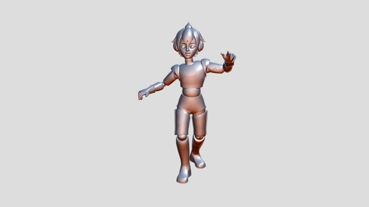 Ben_futuristic cyborg teenager boy 3D Model