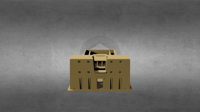 Temple Of Edfu 3D Model