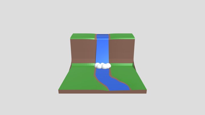 Waterfall – Modello 3D gratuito STL