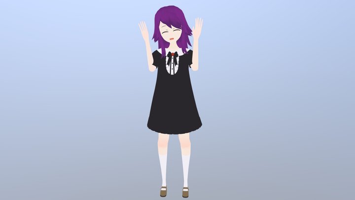 Anime_Girl 3D Model