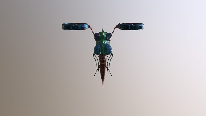 B2C3 Kools Maxime Insect 3D Model