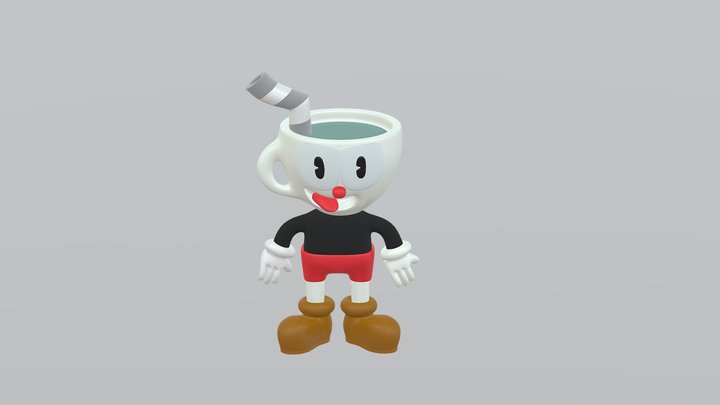 CupHead 3D Model