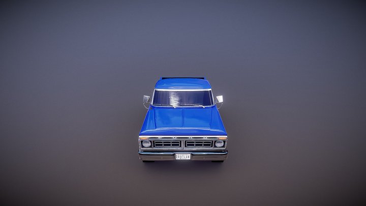 1976 F150 Long Wheel Base 3D Model