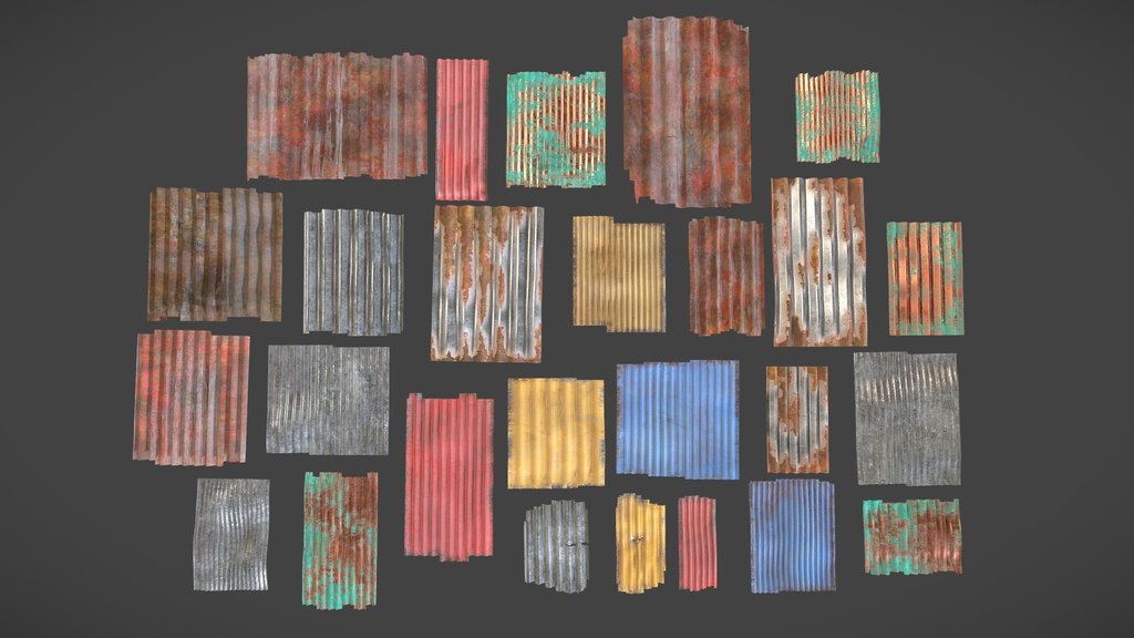 Damaged Corrugated Sheets Pack