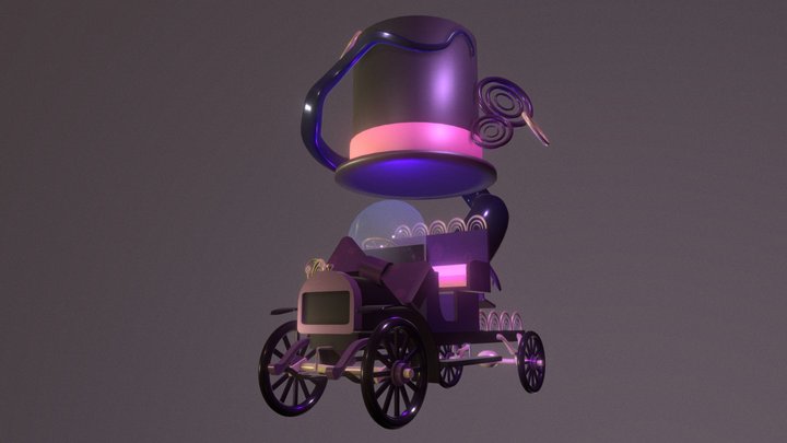Camion Garford à la haute classe des tentacules 3D Model